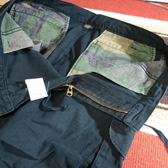 alpha(アルファ)のALPHA アルファ ハーフカーゴパンツ 古着 メンズのパンツ(ワークパンツ/カーゴパンツ)の商品写真