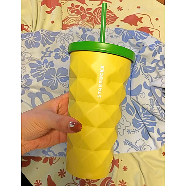 Starbucks Coffee(スターバックスコーヒー)のちぴ様専用　Hawaii🌺限定スタバタンブラー🍍🍍🍍 インテリア/住まい/日用品のキッチン/食器(タンブラー)の商品写真