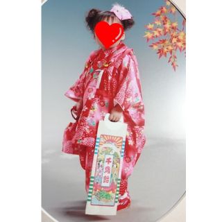 七五三 着物 三歳 セット 草履 足袋 巾着 髪飾り 753 3歳 3才三才の