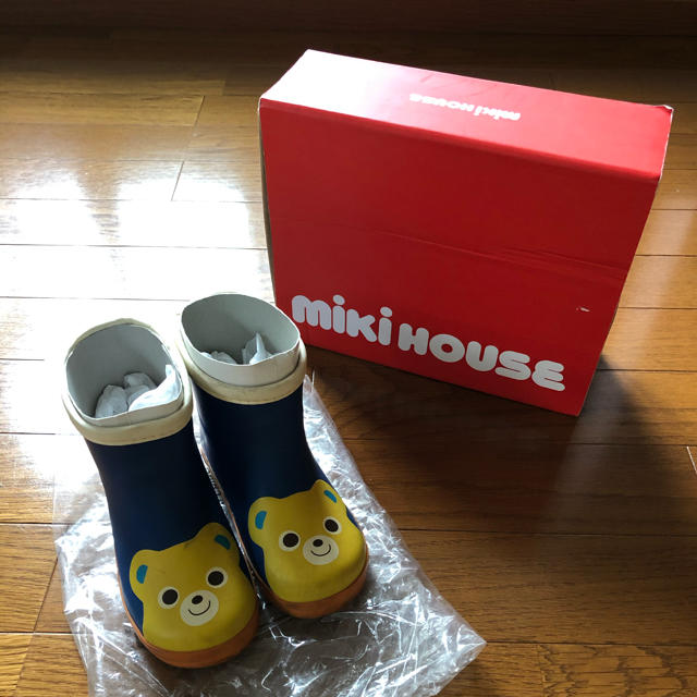mikihouse - 【最終価格！ミキハウス】長靴（くま）15cmの通販 by ゆっこ's shop｜ミキハウスならラクマ
