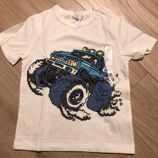 ベビーギャップ(babyGAP)の新品 GAP  Tシャツ 105 白 車 ジープ (Tシャツ/カットソー)