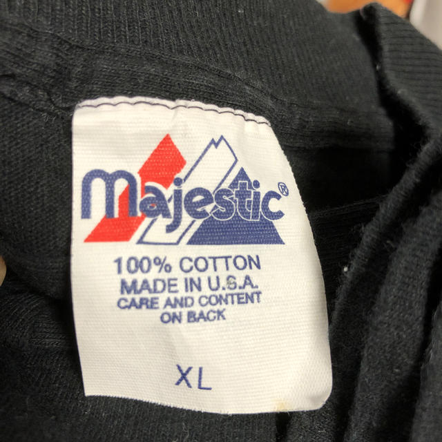 Majestic(マジェスティック)の【連休特価】マイケル・ジョーダン　シカゴソックス　Tシャツ　45 XL 黒 スポーツ/アウトドアのスポーツ/アウトドア その他(バスケットボール)の商品写真