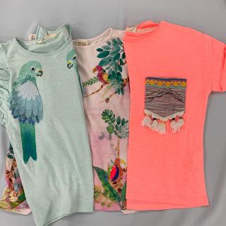 ザラ(ZARA)のZARA 女の子  140 Tシャツ 3枚セット(Tシャツ/カットソー)