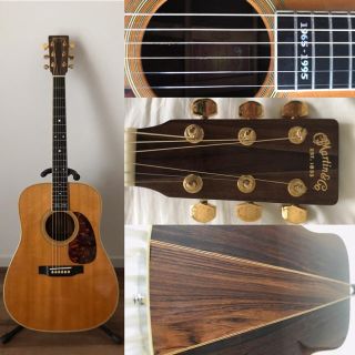 マーティン(Martin)のMartin D-35 30周年記念 ハカランダ/ゴールド彫金ペグ　1995年製(アコースティックギター)