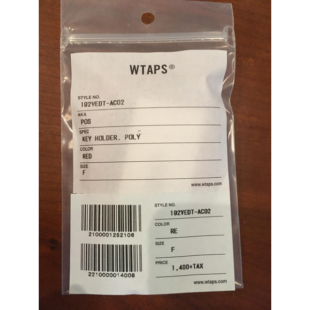 W)taps(ダブルタップス)の希少 WTAPS 19AW POS KEY HOLDER キーホルダー メンズのファッション小物(キーホルダー)の商品写真