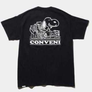 フラグメント(FRAGMENT)のTHE CNVN PEANUTS TEE 黒 L スヌーピー fragment(Tシャツ/カットソー(半袖/袖なし))