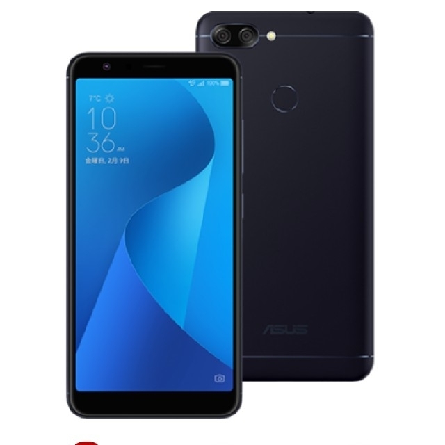 ZenFone Max Plus (M1) SIMフリー ブラックスマートフォン/携帯電話