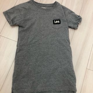 リー(Lee)のlee  ワンピ グレー 女の子 120 ガールズ 人気 Tシャツ(ワンピース)