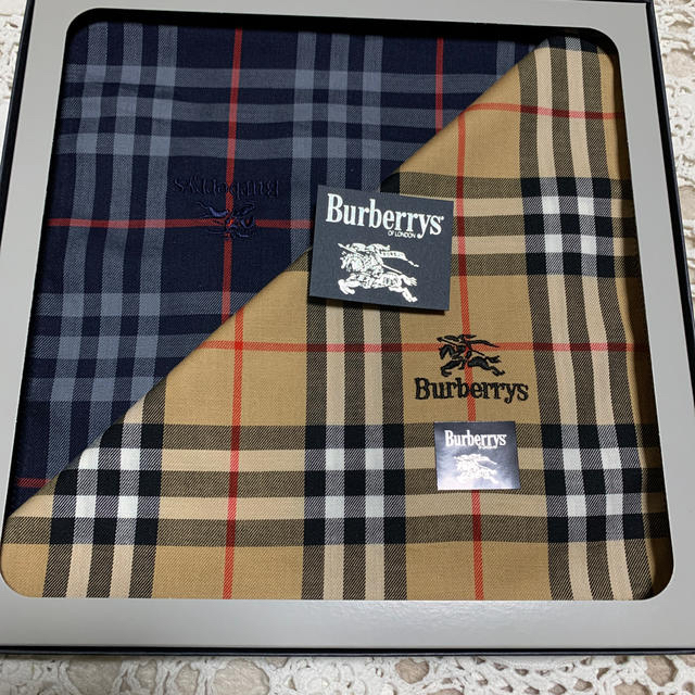 BURBERRY(バーバリー)のバーバリー☆ハンカチセット メンズのファッション小物(ハンカチ/ポケットチーフ)の商品写真