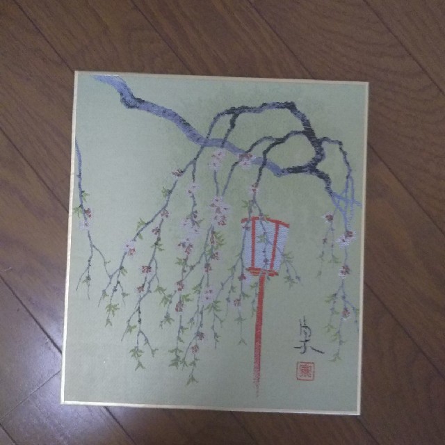 ヅガーン様専用　斉藤 宗 画伯 原画 綾錦織 ３点セット エンタメ/ホビーの美術品/アンティーク(絵画/タペストリー)の商品写真