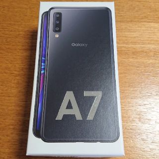 ギャラクシー(Galaxy)のGALAXY A7 ブラック SIMフリー(スマートフォン本体)