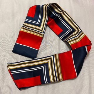 アズールバイマウジー(AZUL by moussy)のAZUL スカーフ SCARF LOOSE PANTS スカーフのみ ネイビー(バンダナ/スカーフ)