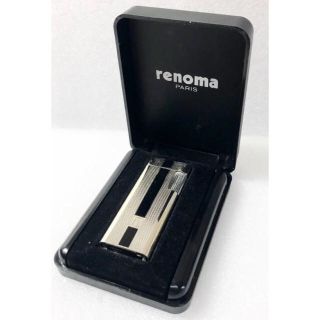 レノマ(RENOMA)の中古品美品 renoma レノマ 日本製 シルバーラッカー ローラガスライター (タバコグッズ)