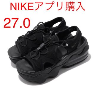 ナイキ(NIKE)のナイキ ウィメンズ エアマックス ココ サンダル ブラック 27.0cm(サンダル)