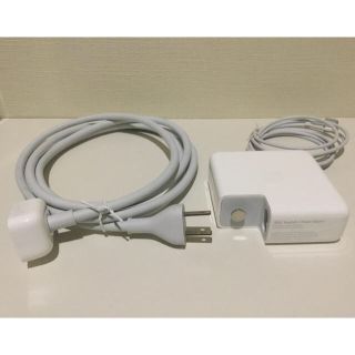 マック(Mac (Apple))の【中古・美品】Apple純正 Magsafe2 電源アダプタ（ウォールプラグ付）(ノートPC)