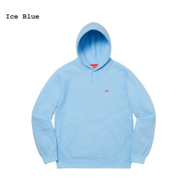 Supreme Small Box Hooded  Ice Blue M