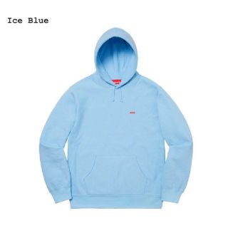 シュプリーム(Supreme)のSupreme Small Box Hooded  Ice Blue M(パーカー)