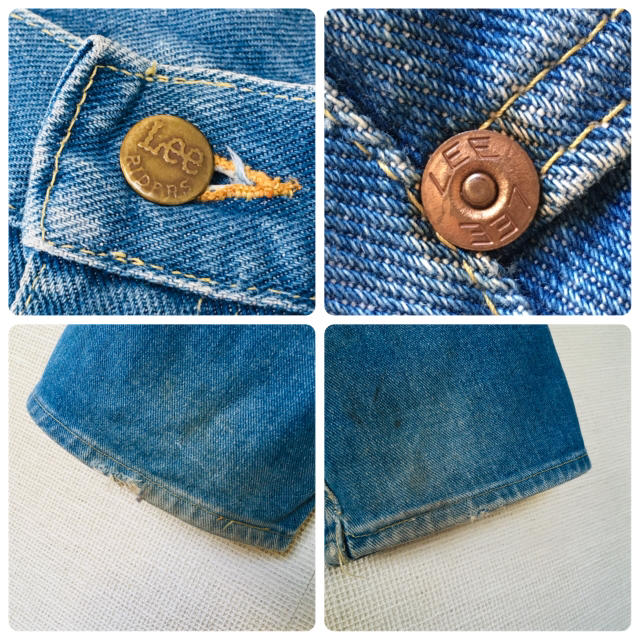 70s70年代ビンテージ Lee 200 0041 デニムパンツ リーライダース