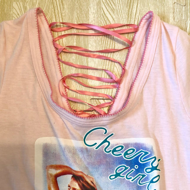 ValenTine's High(バレンタインハイ)のバレンタインハイ💓リボンTシャツ✨ レディースのトップス(Tシャツ(半袖/袖なし))の商品写真
