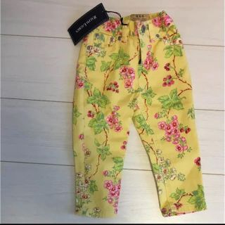 ラルフローレン(Ralph Lauren)の新品ラルフローレン　花柄パンツズボン　90ぐらい(パンツ/スパッツ)