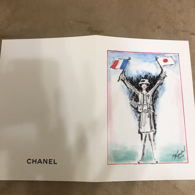 CHANEL(シャネル)のCHANEL♡レア  オートクチュール招待状  大判 レディースのバッグ(ショップ袋)の商品写真