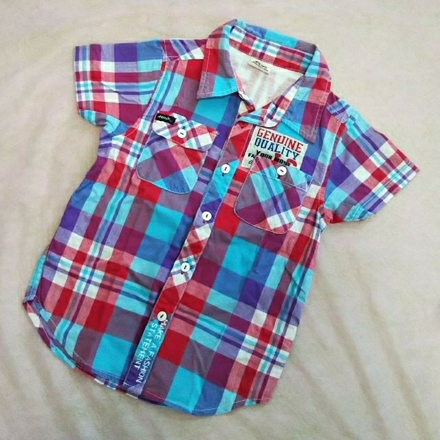 BREEZE(ブリーズ)のブリーズ BREEZE チェックシャツ 110 キッズ/ベビー/マタニティのキッズ服男の子用(90cm~)(その他)の商品写真