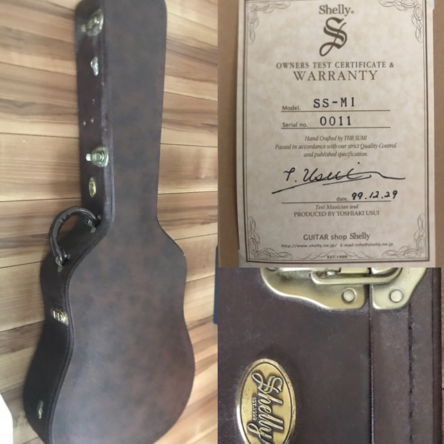 Shelly SS-MI  1999年　最高級ホンジュラスマホガニー 楽器のギター(アコースティックギター)の商品写真