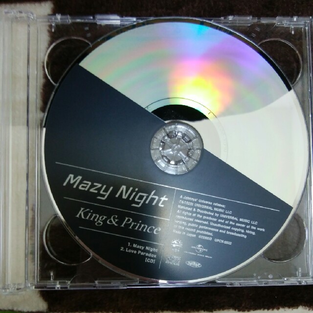 Mazy Night 初回A CDのみ エンタメ/ホビーのCD(ポップス/ロック(邦楽))の商品写真