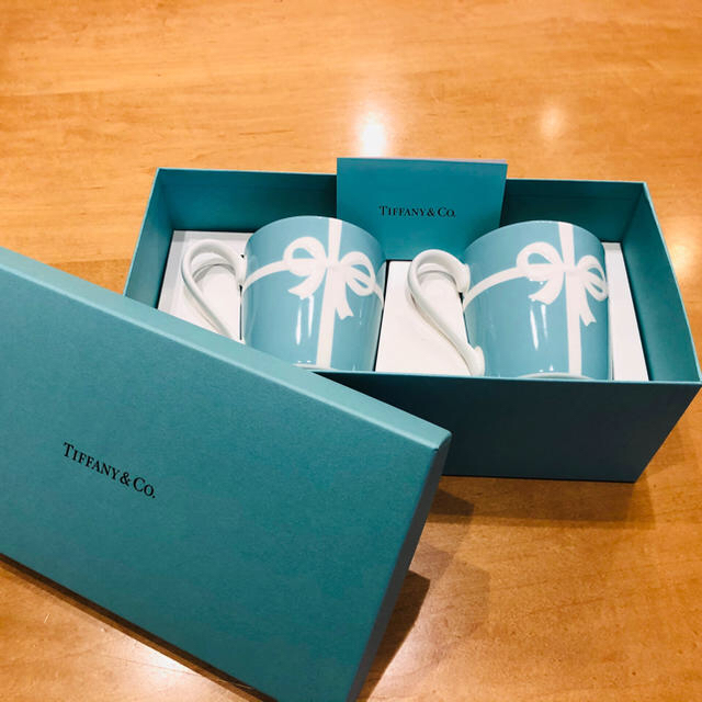 TIFFANY&CO ブルーリボン ペアーグラス