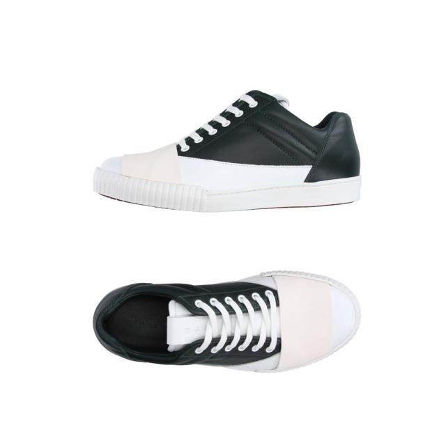 Marni Nappa Leather Sneakers BLK/WHT 42靴/シューズ