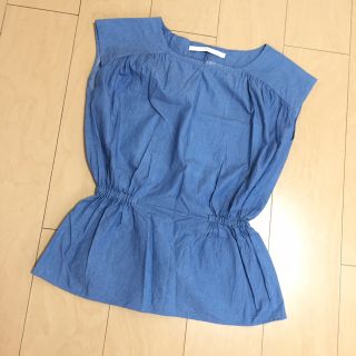 カージュ(Khaju)のカージュ デニムトップス(カットソー(半袖/袖なし))