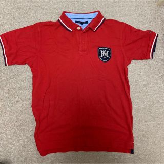 トミーヒルフィガー(TOMMY HILFIGER)のトミーヒルフィガー TOMMY HILFIGER ポロシャツ 赤 XL(ポロシャツ)