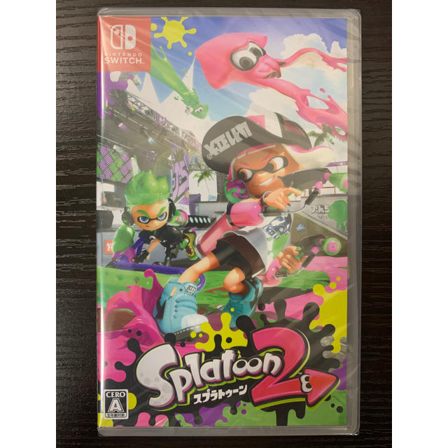 Nintendo Switch(ニンテンドースイッチ)の【Switch】Splatoon 2（スプラトゥーン2） エンタメ/ホビーのゲームソフト/ゲーム機本体(家庭用ゲームソフト)の商品写真