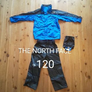 ザノースフェイス(THE NORTH FACE)の■ノースフェイス レインウェア キッズ120 美品 (レインコート)