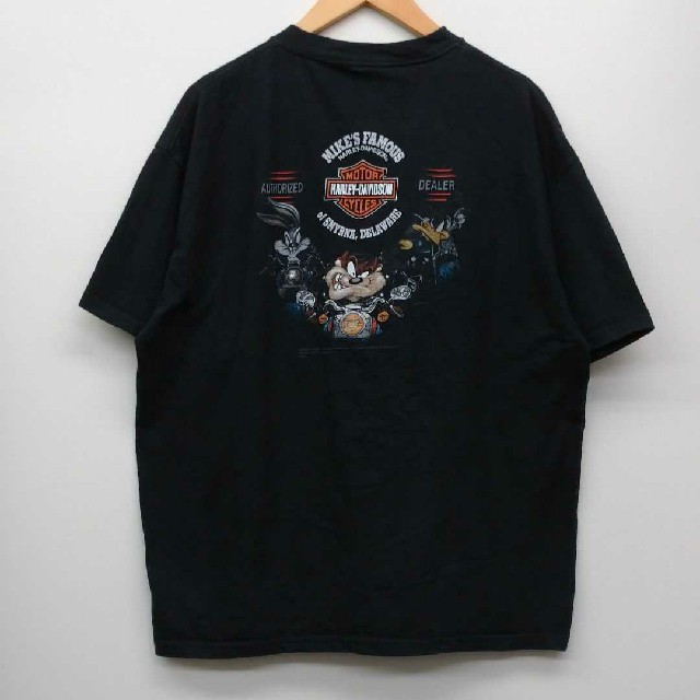 激レア3XL☆US輸入】ハーレーダビッドソン×ルーニーテューンズ Tシャツ-