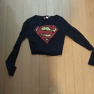 エイチアンドエム(H&M)のスーパーマン　ロンT(Tシャツ(長袖/七分))