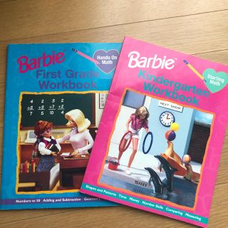 バービー(Barbie)のバービー  ワークブック2冊セット(絵本/児童書)