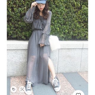 シェリーモナ シフォンワンピース マキシワンピース ロングワンピース レディース の通販 6点 Cherie Monaのレディースを買うならラクマ