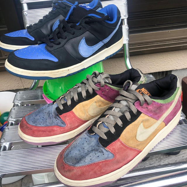 超得2足セット NIKE DUNK LOW SB ロイヤル クレイジー ダンククロット