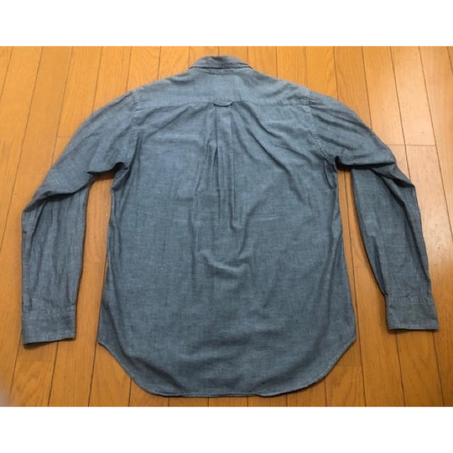 INDIVIDUALIZED SHIRTS(インディヴィジュアライズドシャツ)のSERO セロ シャツ カナダ製　ブラックシャンブレーシャツ メンズのトップス(シャツ)の商品写真