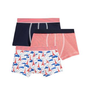 プチバトー(PETIT BATEAU)のmarumaru19mito様専用♡6a プリントトランクス３枚組（パリ）(下着)