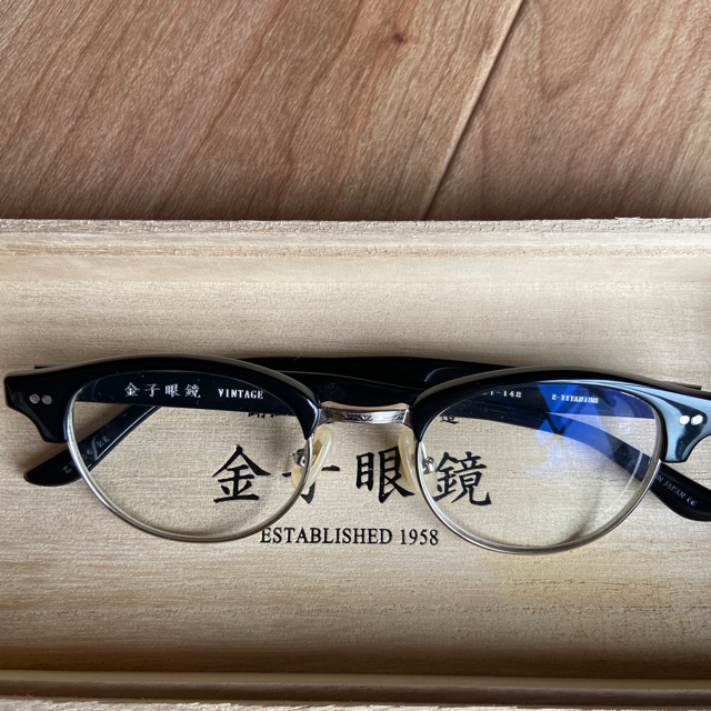 金子眼鏡店 vintage サーモント 眼鏡 | フリマアプリ ラクマ