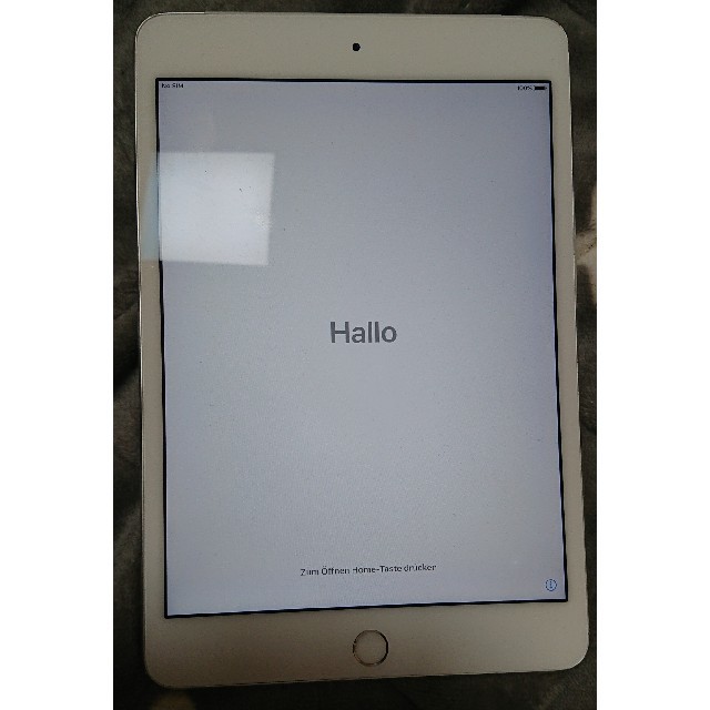 2015年後期容量iPad mini 4 64GB Cellular 白 シルバー SIMフリー