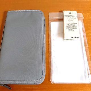 ムジルシリョウヒン(MUJI (無印良品))の無印良品　パスポートケース　新品未使用　タグなし　レフィル付(日用品/生活雑貨)