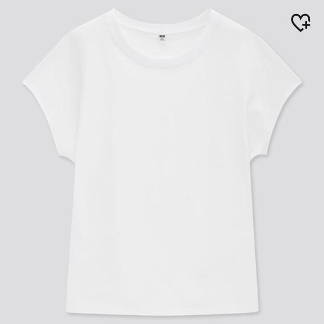 UNIQLO(ユニクロ)のユニクロ　コットンリラックスフレンチスリーブT レディースのトップス(Tシャツ(半袖/袖なし))の商品写真