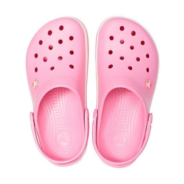 crocs(クロックス)の24cm クロックス クロックバンド クロッグ ピンク 新品 レディースの靴/シューズ(サンダル)の商品写真