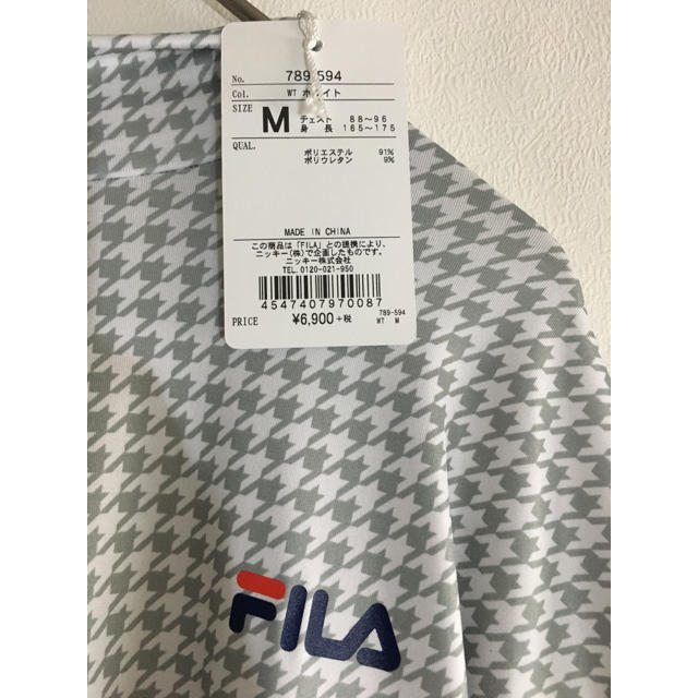 FILA(フィラ)の新品未使用 FILA ゴルフ 長袖 インナーシャツ サイズM スポーツ/アウトドアのゴルフ(ウエア)の商品写真