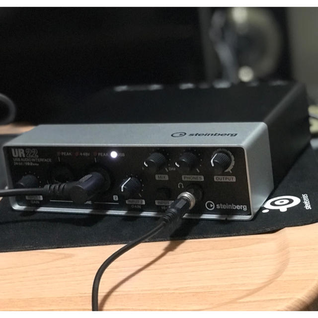 ヤマハ(ヤマハ)のsteinberg UR22 USB 大人気歌ってみたや生配信に♪ 楽器のDTM/DAW(オーディオインターフェイス)の商品写真