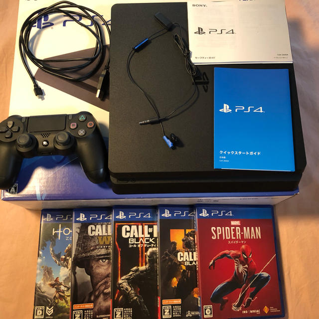 PS4】CUH-2000A 500GB スパイダーマン他-