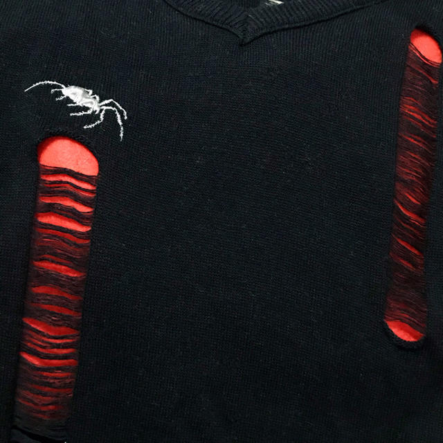 MILKBOY(ミルクボーイ)のMILKBOY☆SPIDER KNIT TOPS☆ メンズのトップス(ニット/セーター)の商品写真